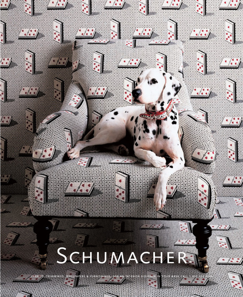 Schumacher national ad for fabric design : design : daniel mcdonald art director design production fine art painting printmaking manager color artbrooklyn.com